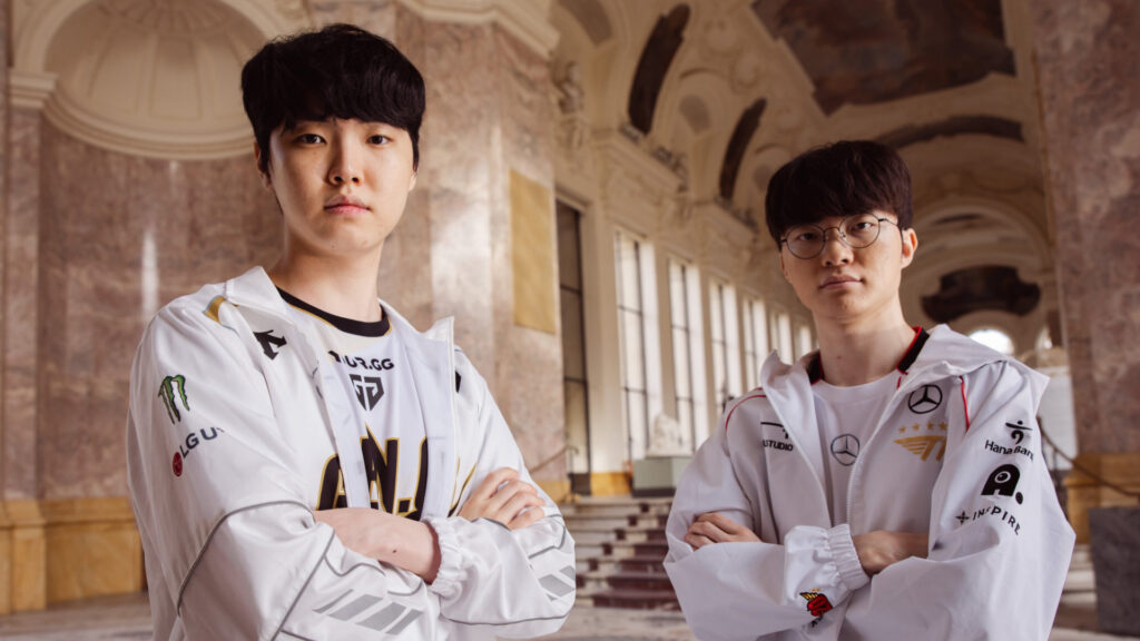 Both mid-laners from Gen.G and T1