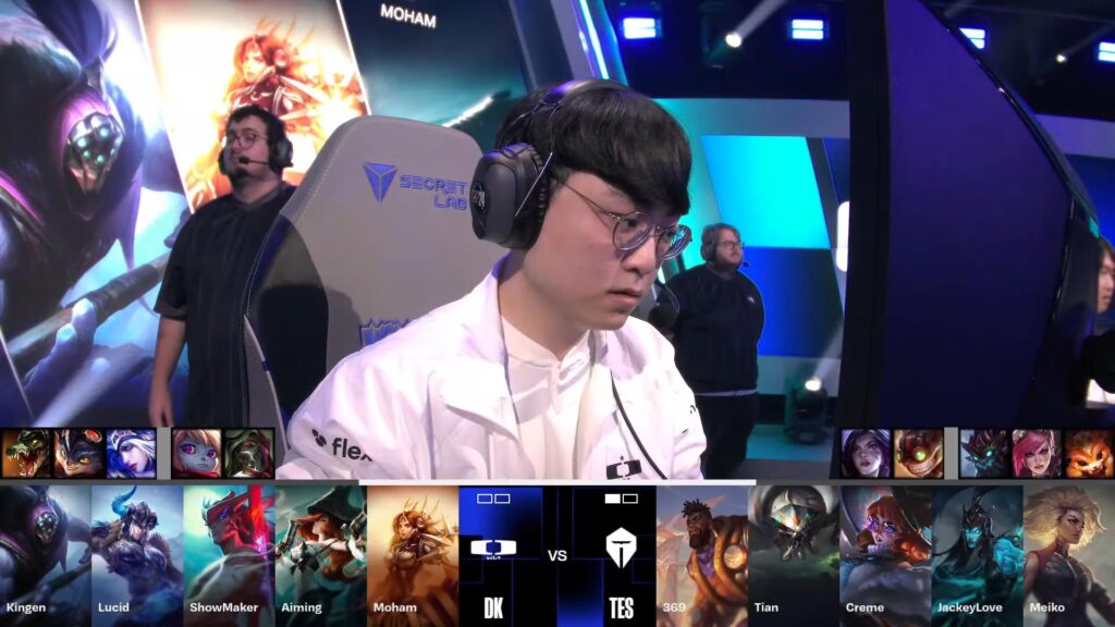 LoL Worlds 2024 Swiss Stage - TES vs DK game 2 draft