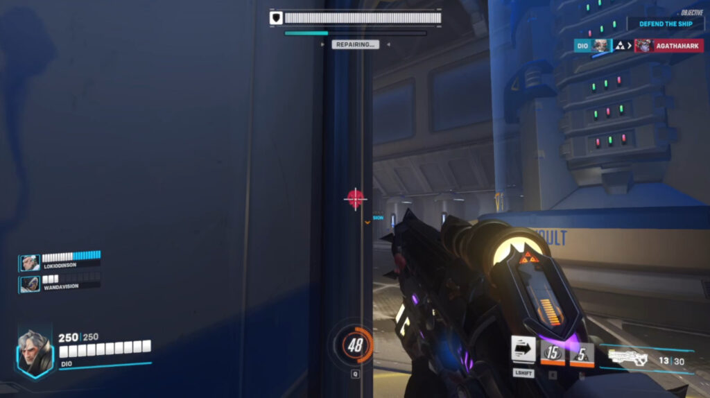 Defend the ship against enemies