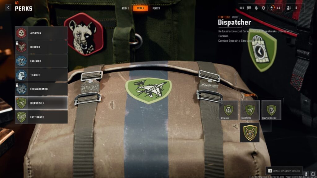 Dispatcher for the best mix-and-match perk setup in Black Ops 6.