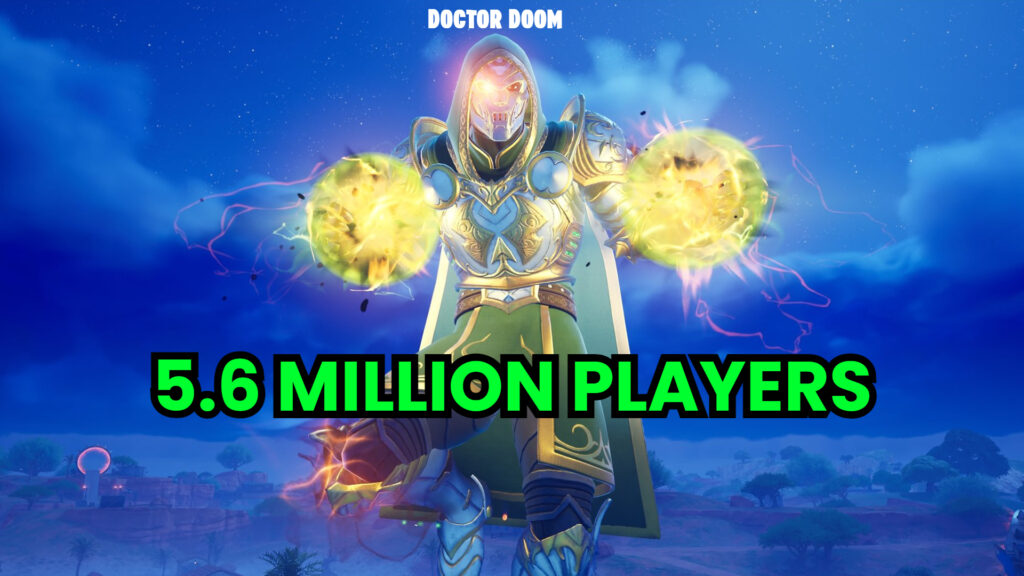 Fortnite’s Dr. Doom live event drew a staggering 5.6M players