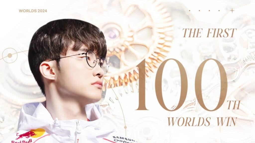 Faker reaches 100th LoL Worlds victory