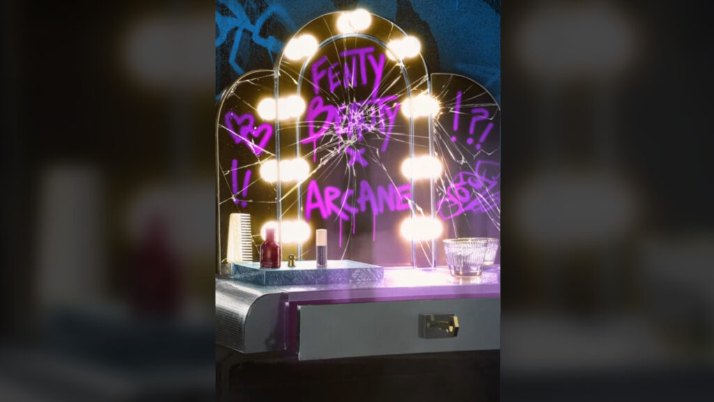 Fenty Beauty teases Arcane collection featuring Jinx, Vi, Mel, and Caitlyn