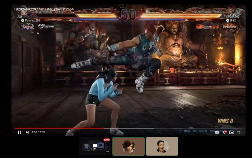 Fergus Metafy Tekken 8 coaching session via Discord