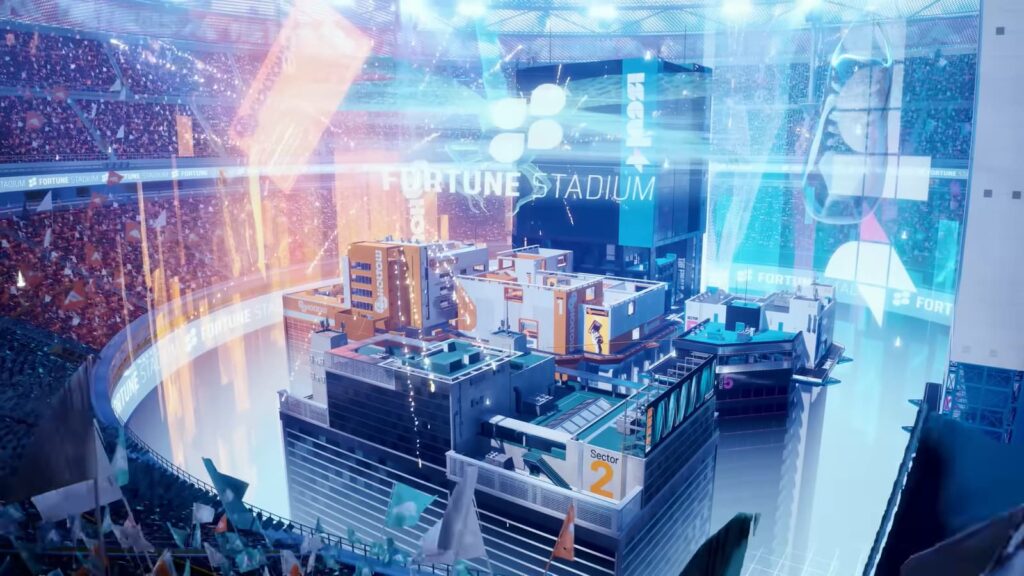 The new Fortune Stadium map in The Finals Season 4.