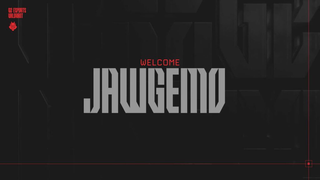Jawgemo officially signs to G2 Esports for the 2025 VALORANT Champions Tour