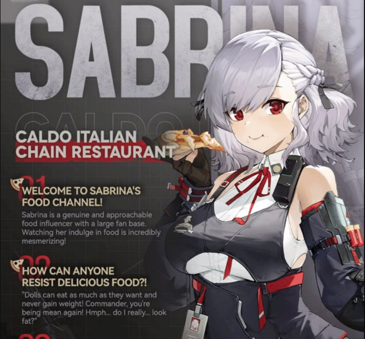 Sabrina from Girls' Frontline 2