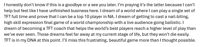 Bryce Blum Retires from Teamfight Tactics