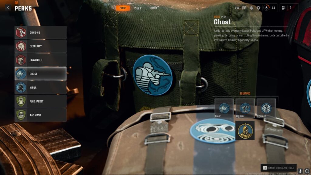 Ghost for the best mix-and-match perk setup in Black Ops 6.