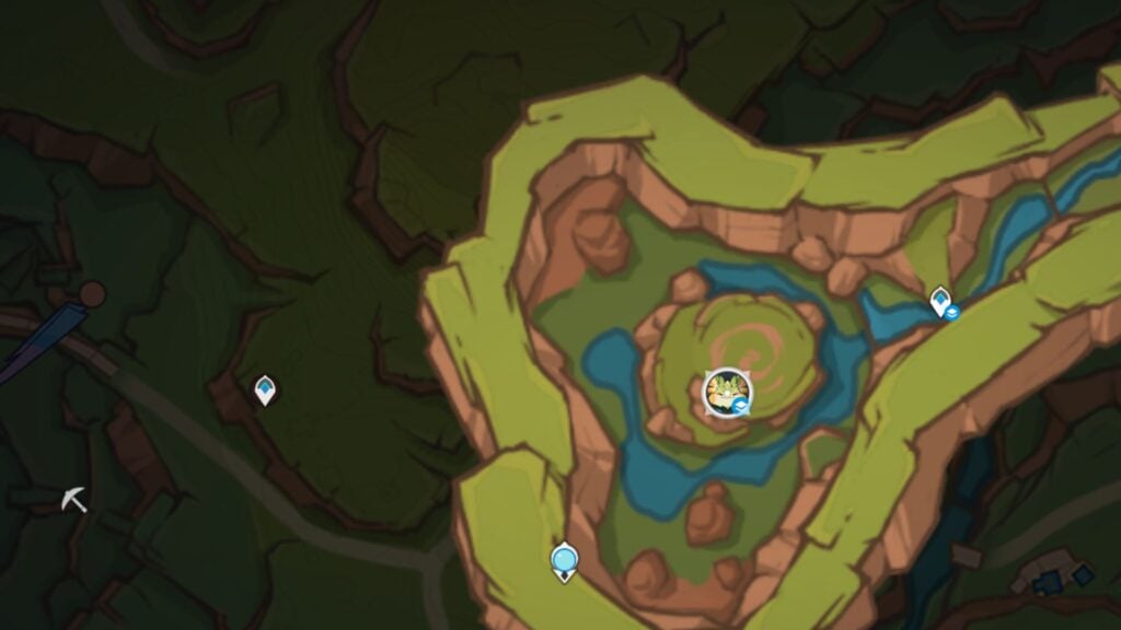 Gluttonous Yumkasaur Location is shown on the map.