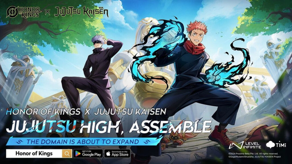 Honor of Kings announces collaboration with Jujutsu Kaisen