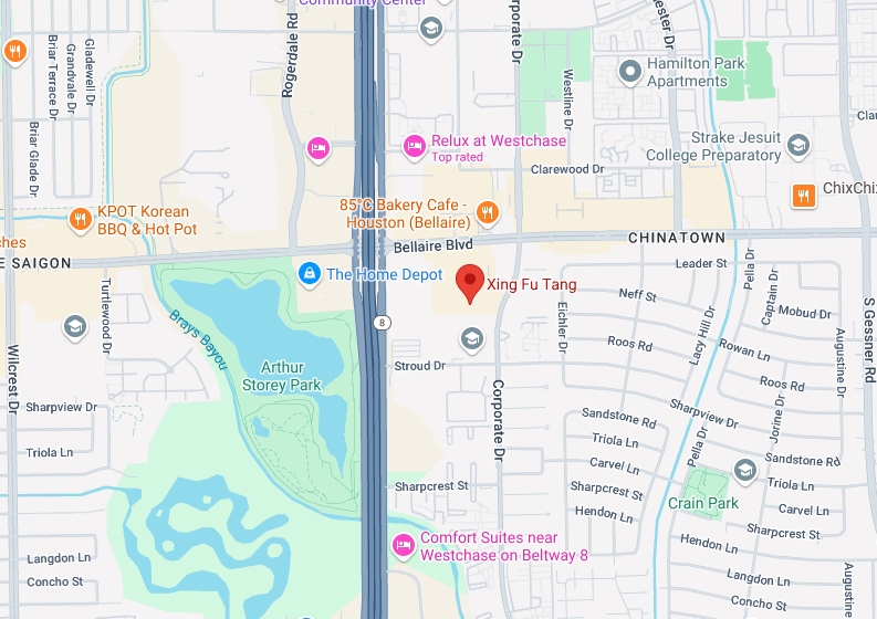 NIKKE Milk Tea XingFuTang Location Map in Houston
