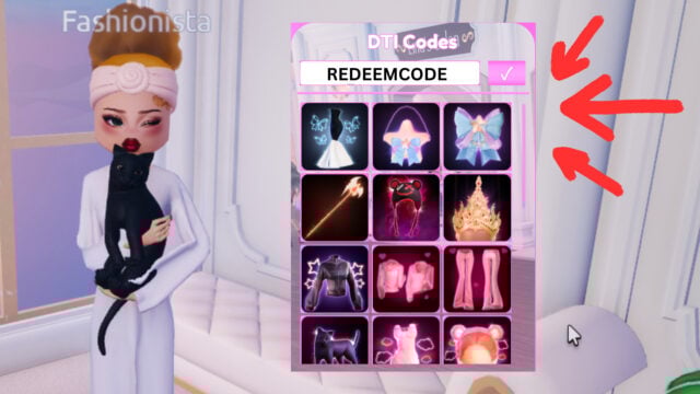 How to redeem codes in Dress to Impress
