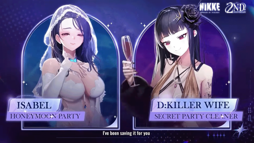 Isabel Honeymoon Party and D: Killer Wife Secret Party Cleaner costumes