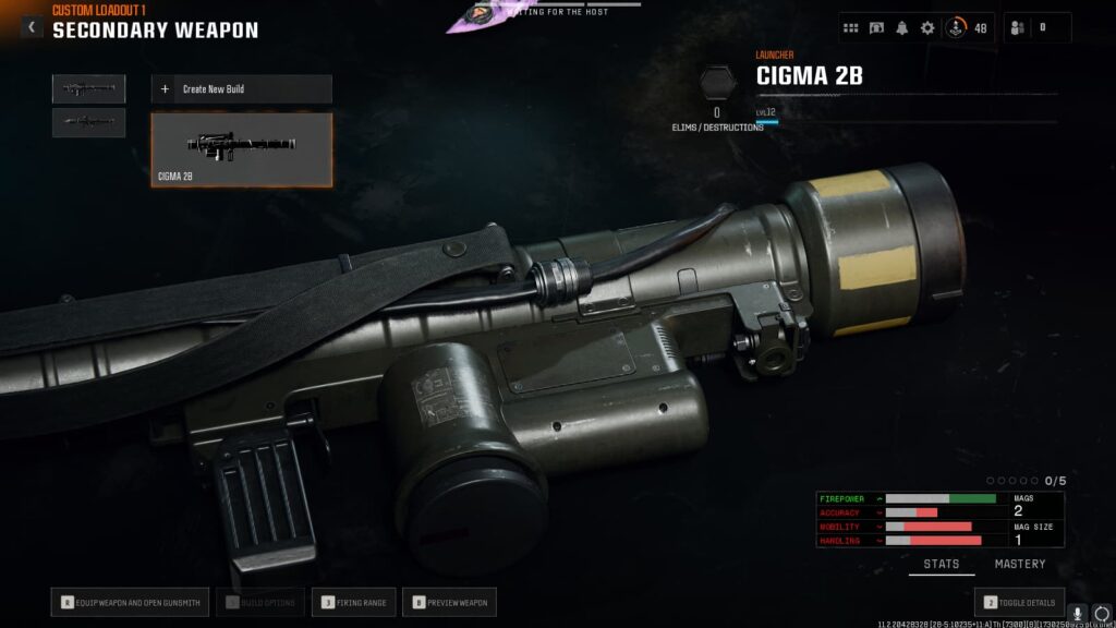 The CIGMA 2B launcher