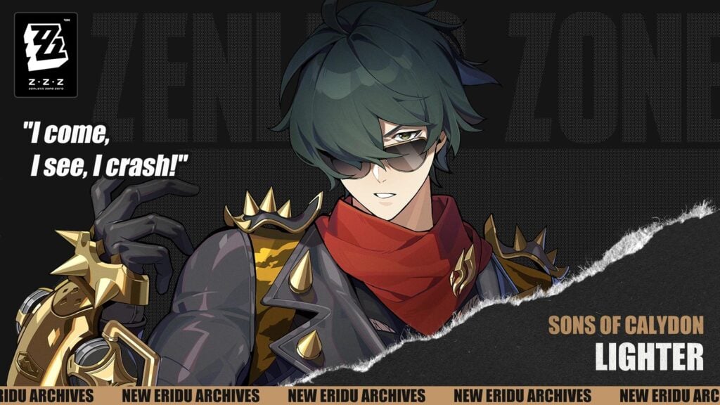 Lighter's reveal as a playable character in ZZZ (image via HoYoverse)