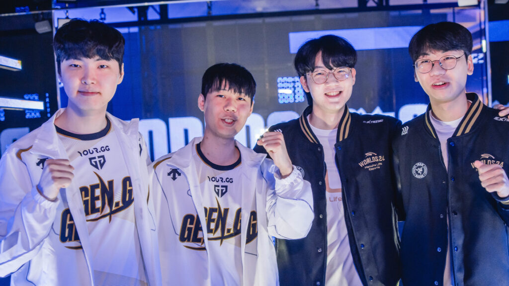 LoL Worlds 2024 Swiss Stage: HLE vs Gen.G for a quarters spot