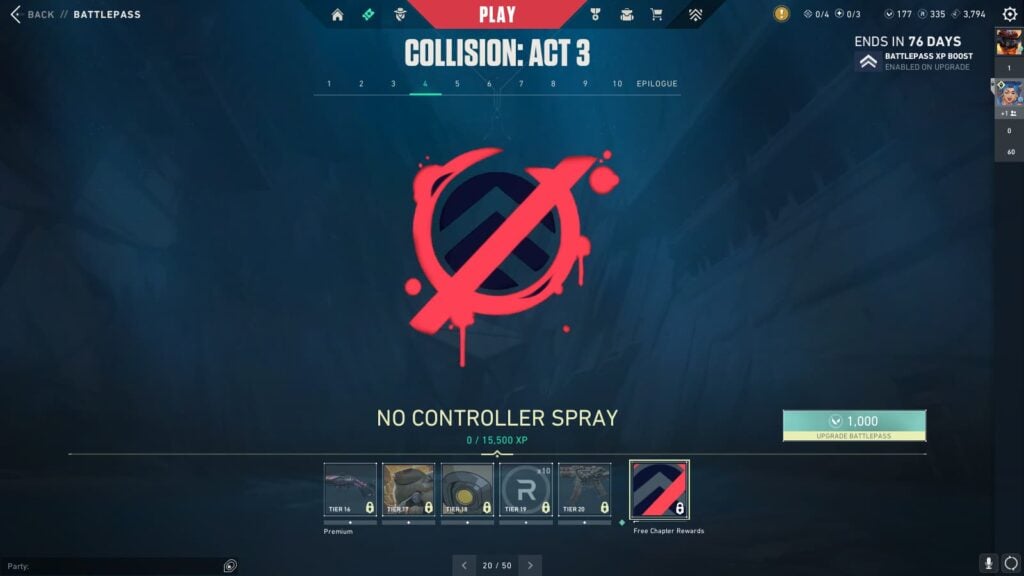 in the VALORANT Episode 9 Act 3 Battle Pass.