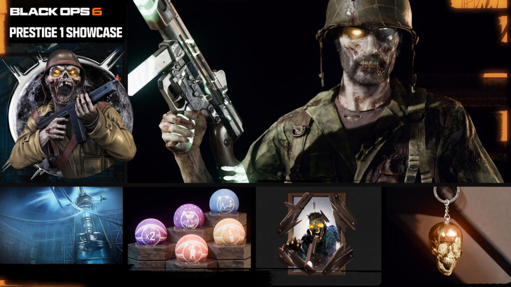 The set of rewards in Prestige 1 in Call of Duty: BO6.