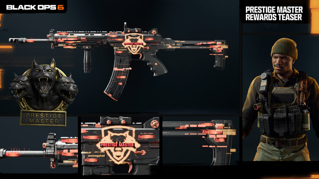 Image illustrating Prestige Master in Black Ops 6, featuring a special gun.