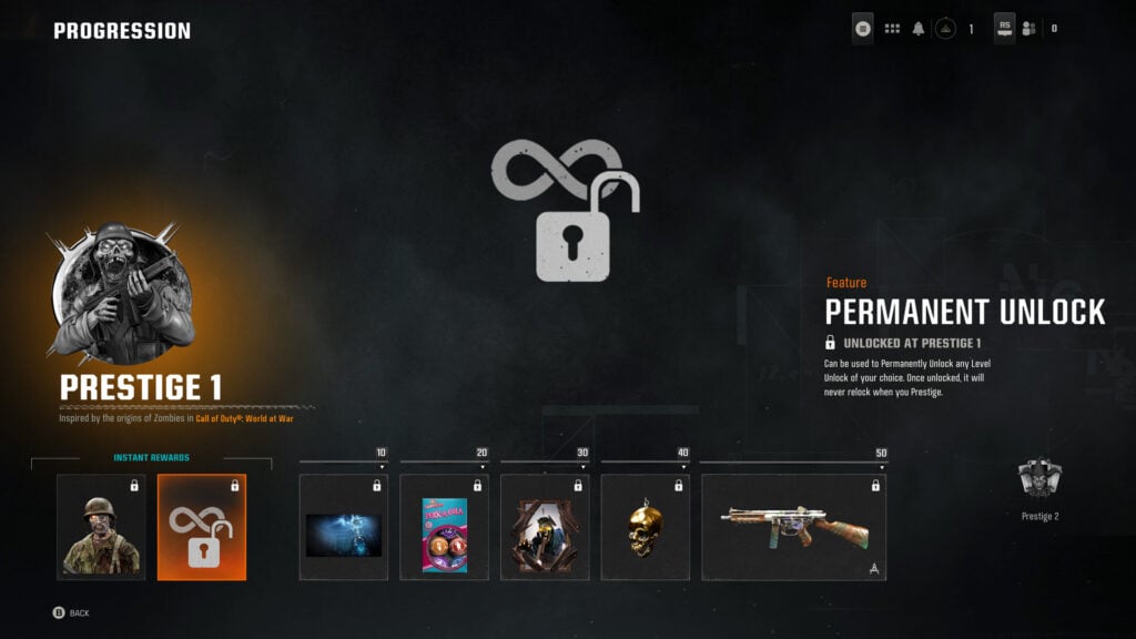 Prestige Permanent Unlock in Call of Duty: Black Ops 6.