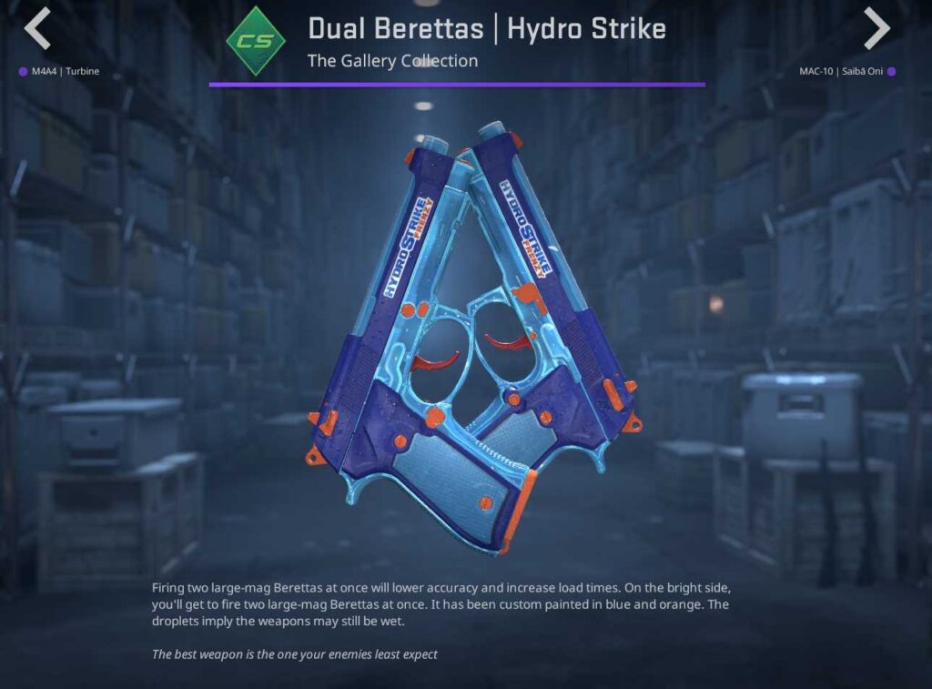 Dual Berettas Hydro Strike