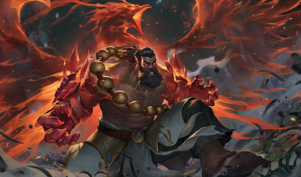 Spirit Guard Udyr, an Ultimate tier skin in League of Legends.