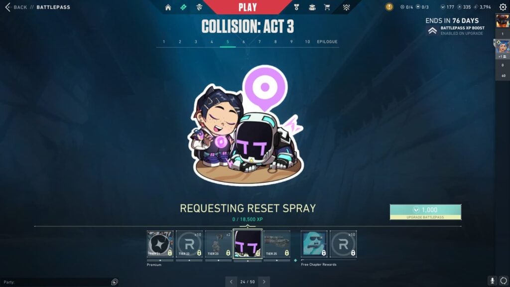 in the VALORANT Episode 9 Act 3 Battle Pass.