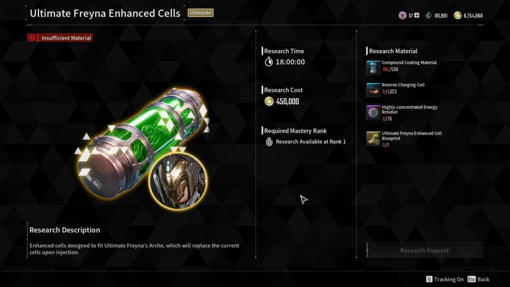 Ultimate Freyna Enhanced Cells research.