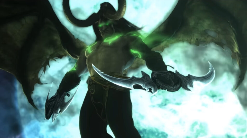 illidan from the Burning Crusade cinematic