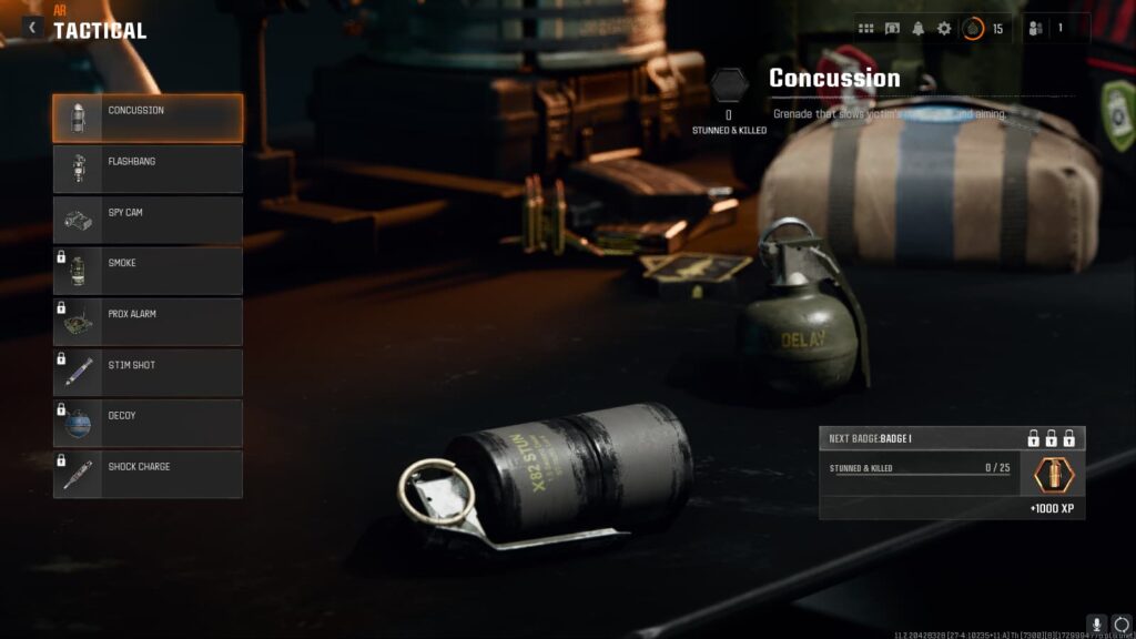 The Concussion Grenade which can help you level up fast in Black Ops 6.