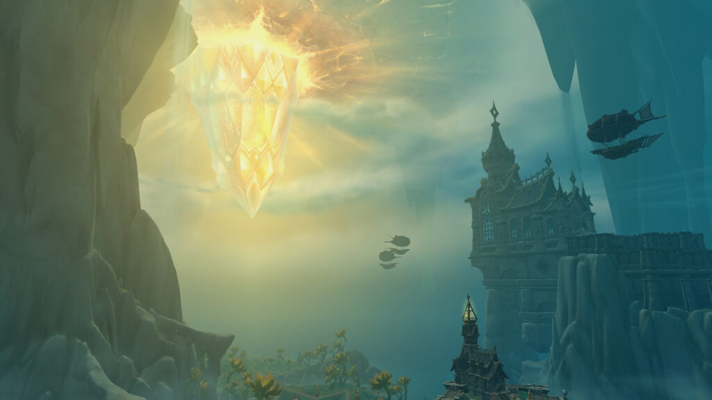 Beledar, in the zone of Hallowfall, in the wow expansion The War Within