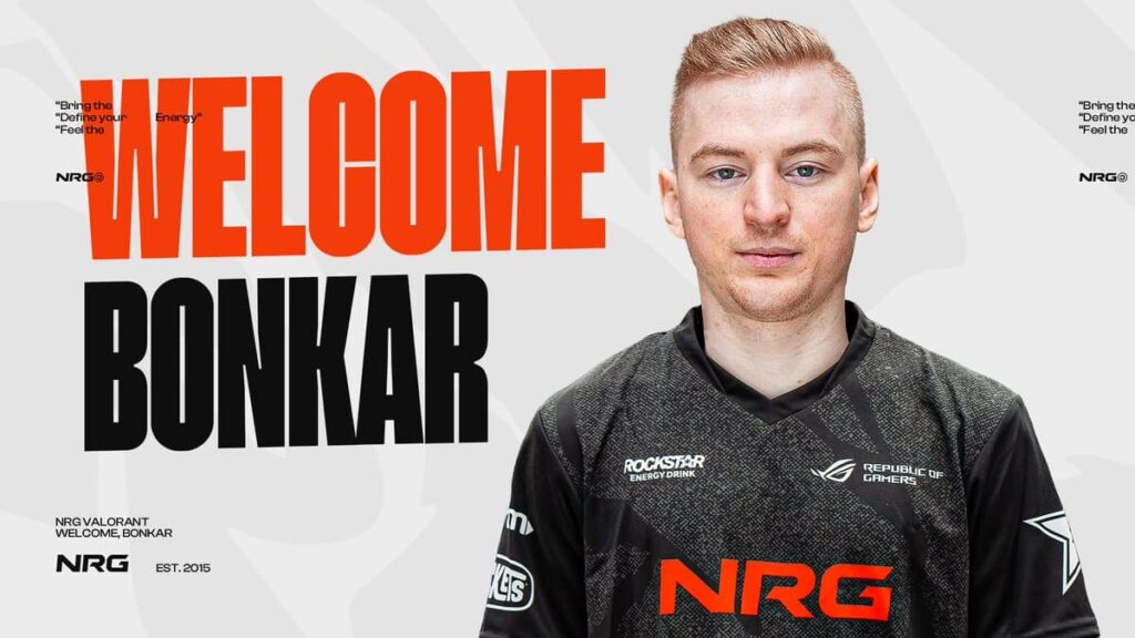 NRG welcomes bonkar to their 2025 VALORANT roster.
