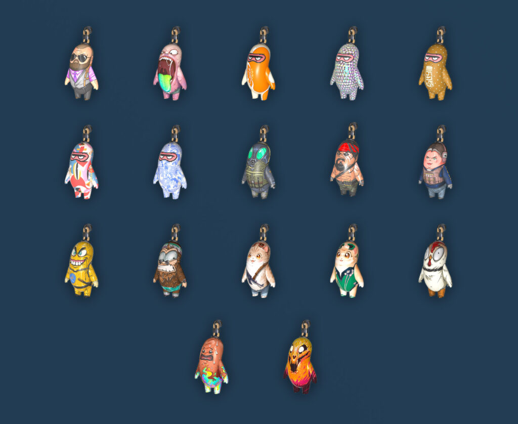 The Missing Link weapon charm collection in CS2.