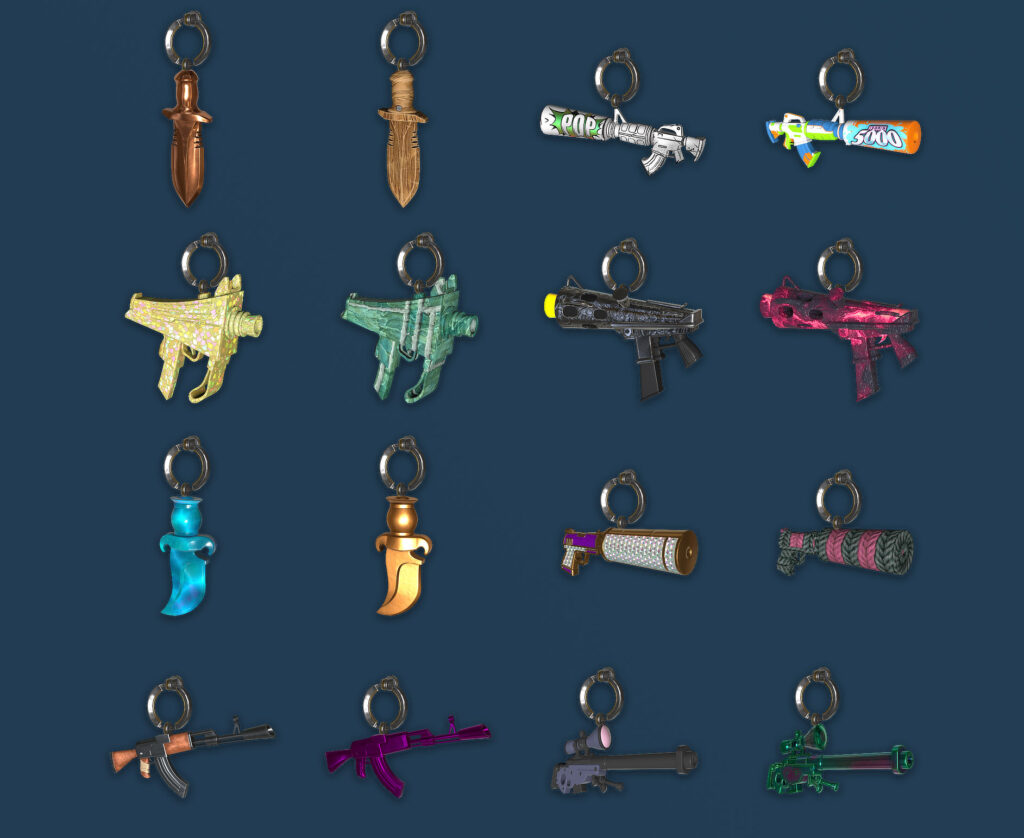 The Small Arms weapon charm collection in CS2.