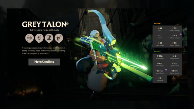 Best Grey Talon Deadlock build: Spirit Sniper