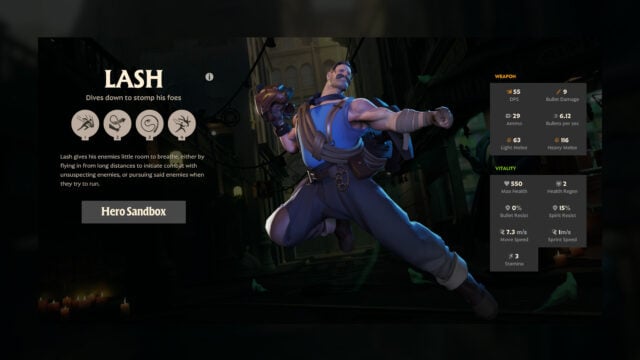 Best Lash Deadlock build: Fly and Fight