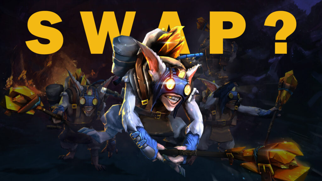 How to swap heroes in Dota 2