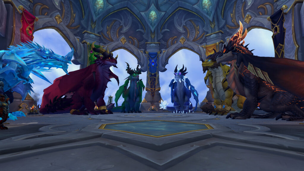 the dragon aspects in the wow expansion Dragonflight