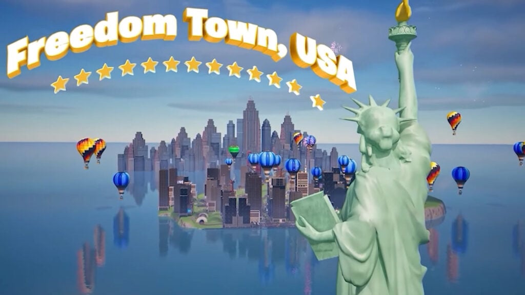 Kamala Harris reveals Fortnite map: Freedom Town, USA