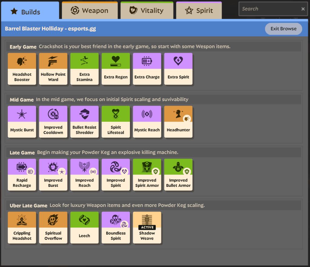 holliday deadlock build