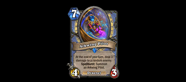 Arkwing Pilot in Hearthstone 