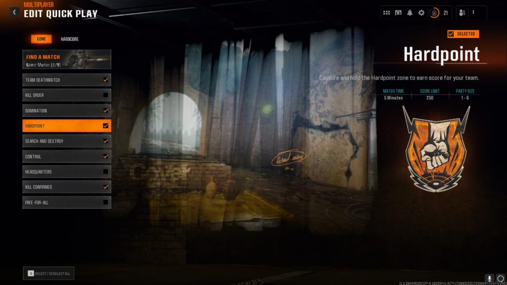 Objective modes like Hardpoint get weapon XP fast in Black Ops 6.