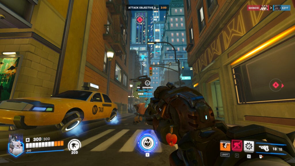 You can place Torbjorn's turret on a teammate's head
