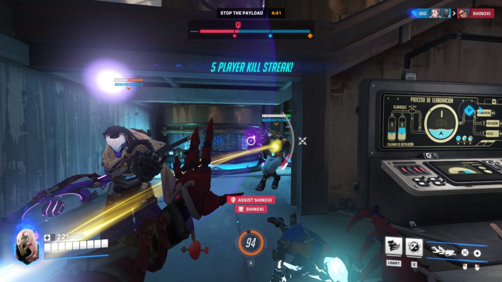 Moira's healing and damage are switched 