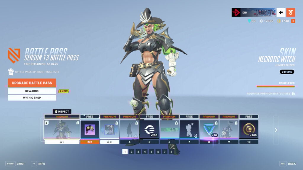Overwatch 2 Season 13 Battle Pass skins