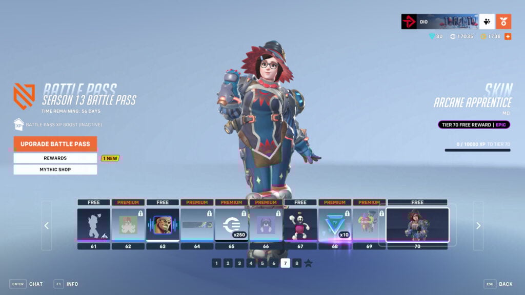 Arcane Apprentice Mei Skin