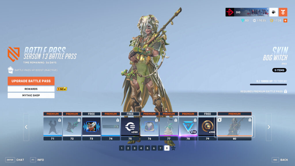 Bog Witch Ana Skin 