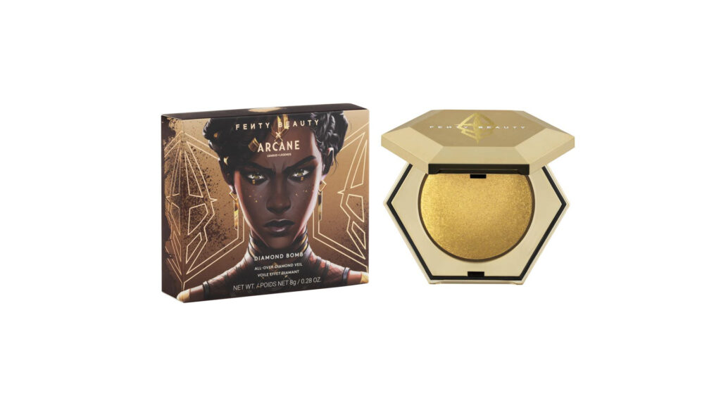 Diamond Bomb All-Over Diamond Veil in
Golden Rul’r