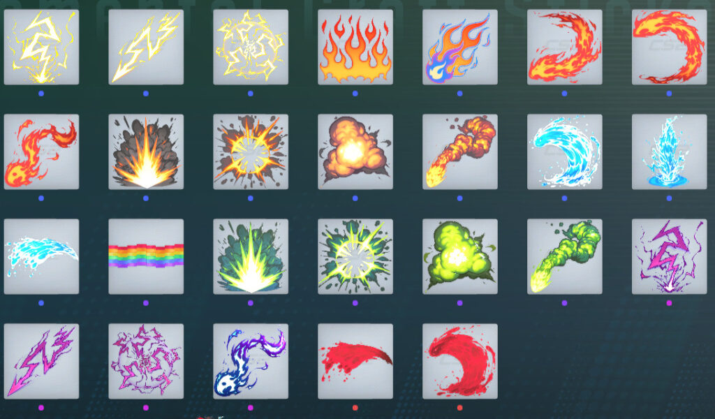 A screenshot of a new set of stickers in CS2.
